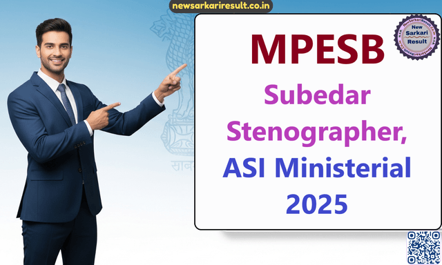 MPESB MP Police Subedar Stenographer, ASI Ministerial Image