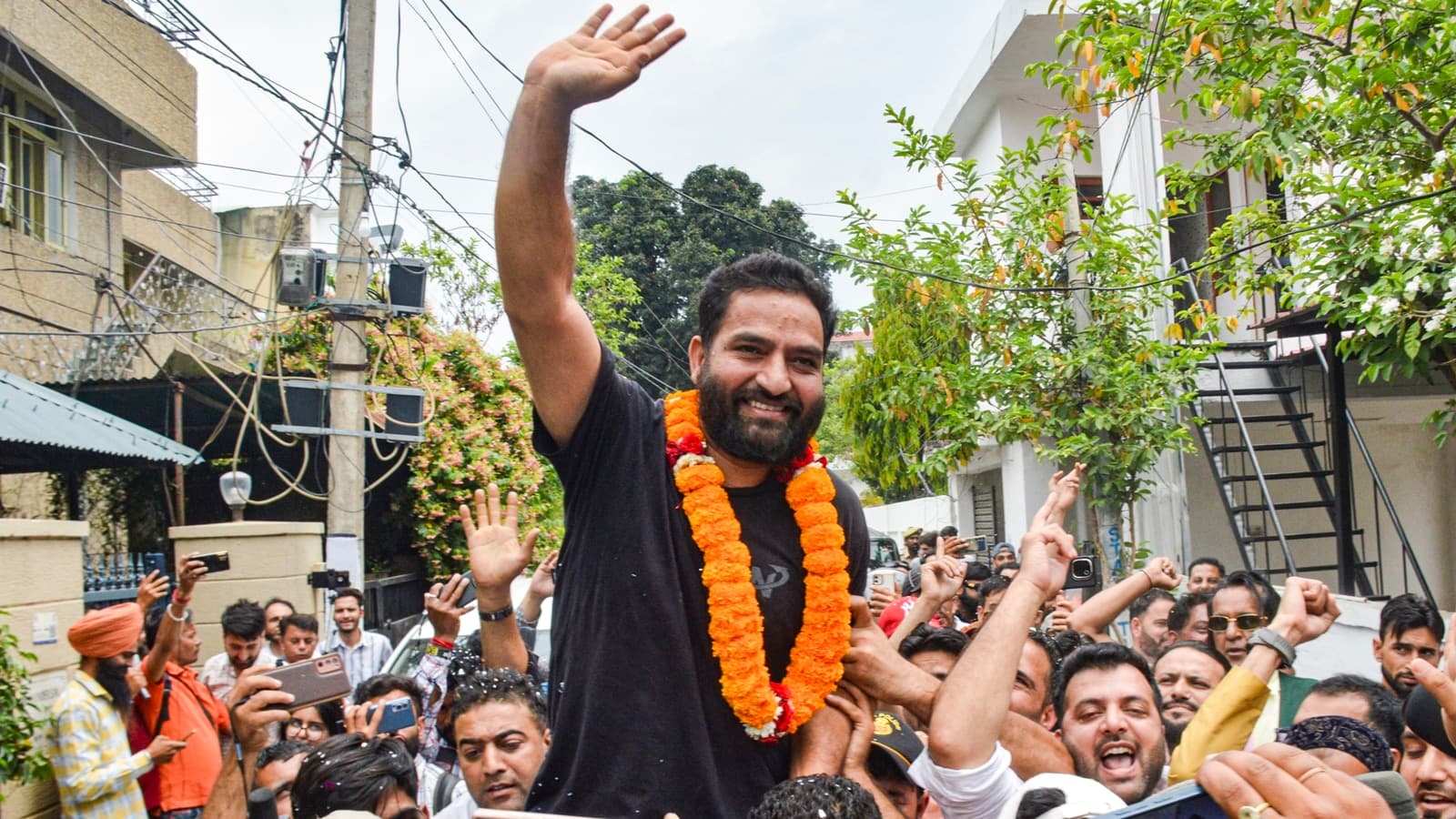 ‘It irks some when common man enters politics…’: Mehraj Malik, first J-K MLA to be detained under PSA, walks out of jail